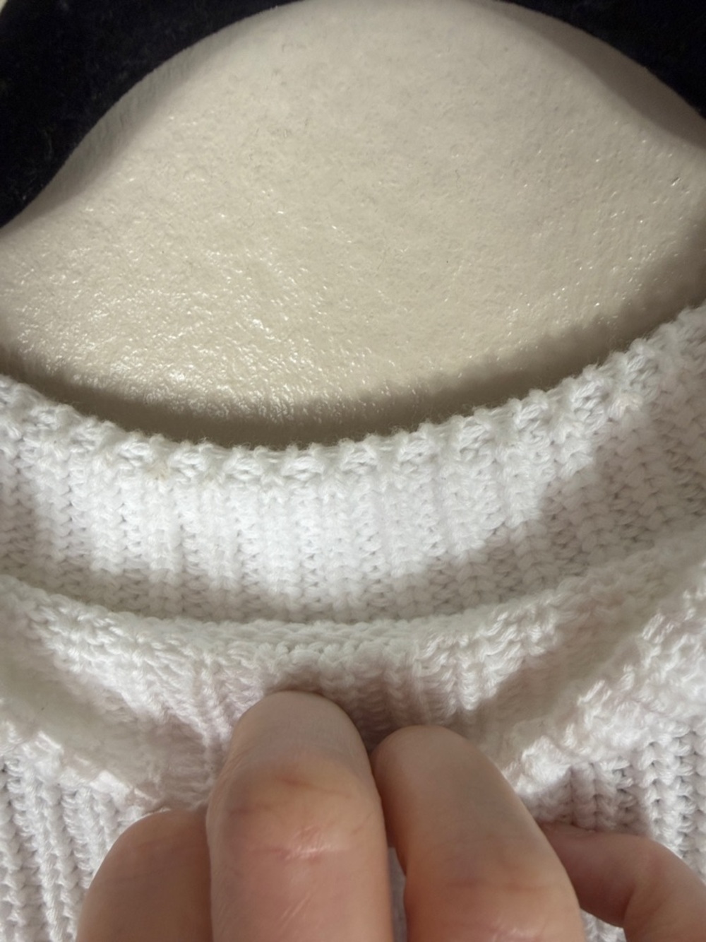 Frank & Eileen Montecito Sweater White Knit Pullover - Picture 11 of 11